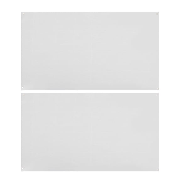 2Pcs Garden Flags Blank DIY Flags Garden Decorations DIY White Garden Flags Yard Flags Decors