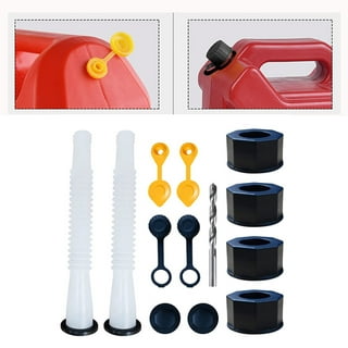 Gas Tank Nozzle Kit Spout Cover Flexible Gas Cans Cap Vent Kit for Blitz  Gas Can