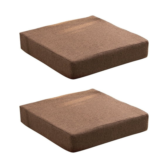 2Pcs Gel Memory Foam Recliner Cushion for Elderly, Dual-Layer Foam Chair Pad, Extra Large Seat Cushion for Couch, Armchair, Wicker Chairs, Floor