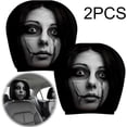 thumbnail image 1 of 2Pcs Ghost Face Headrest Covers, Scary Face Printing Auto Seat Universal Elastic Models Headrest Protector with Glowing-Eye Effects Cover Funny Decoration for Car Interior Vehicle Truck SUV, 1 of 6