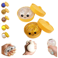 thumbnail image 1 of 2Pcs Giant Glitter Dumpling, Jumbo Dumpling, Mystery Dumplings, with Steamer Box, Soft Squeeze Decompression Dough Fun Gifts for Family and Friends Christmas, New Year & Birthday Gifts (Gold & Whith), 1 of 9