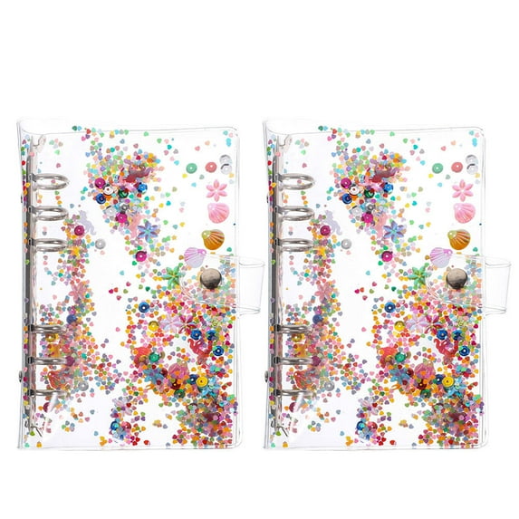 Toyandona Glitter Binder Elegant Design 2Pcs