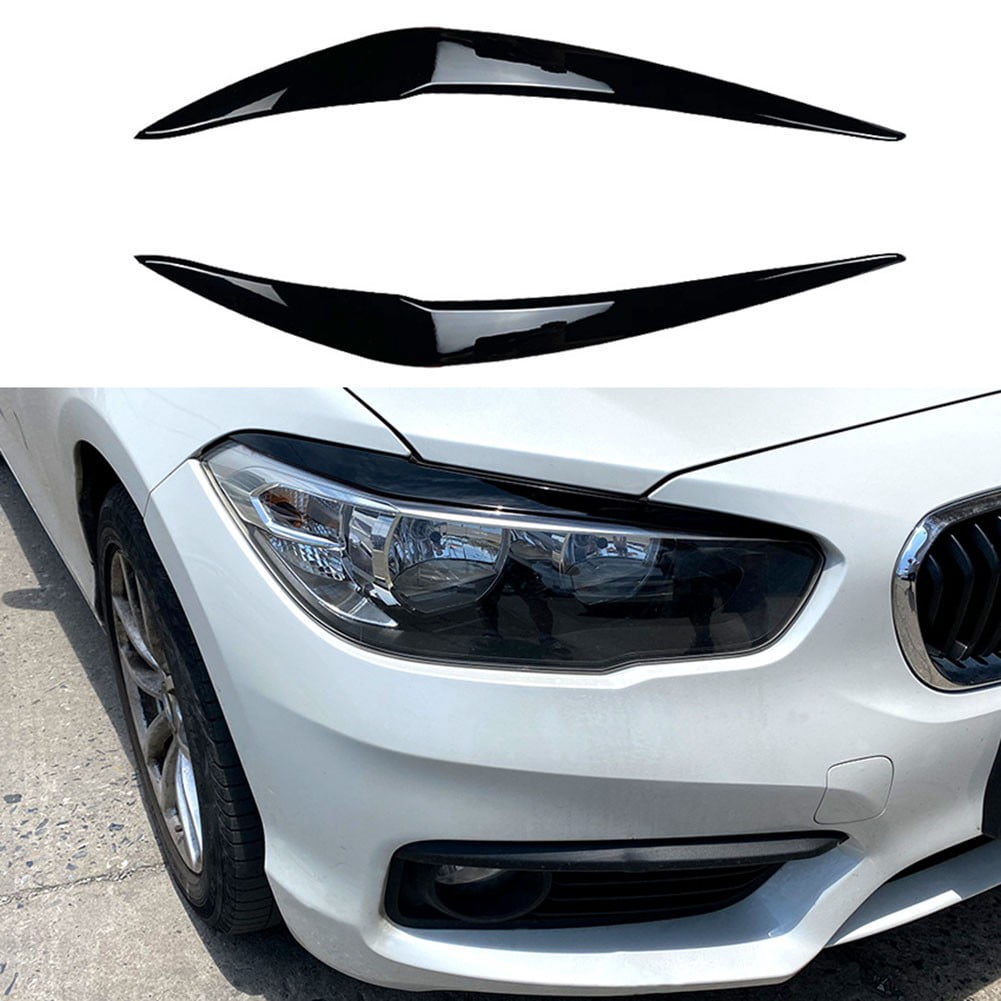 Sourcils De Phares Piano Black Brillant - Avant Pour BMW Série 3 F30 2013-2015