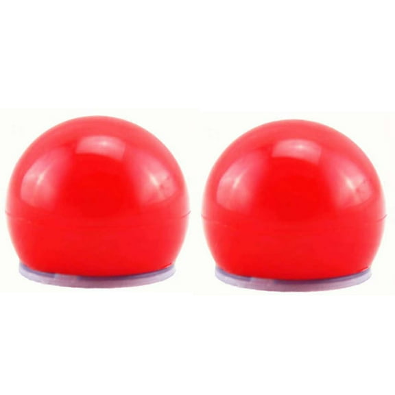 2Pcs Glowing Red Nose Glowing Clown Red Nose Festival Supplies