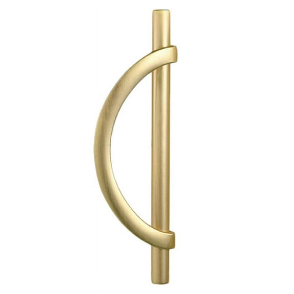 2Pcs Gold Cabinet Pulls Drawer Pulls Half Moon Shape Cabinet Pulls Drawer Dresser xc2538