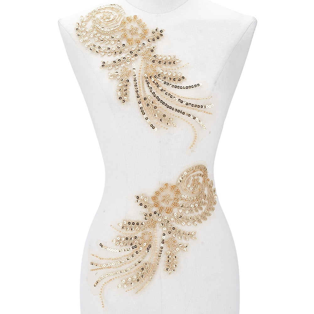 Appliques Gold Decorative Patches