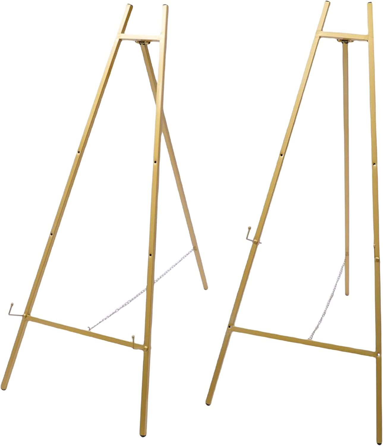 4 Pack Iron Easel Display Stand, 5 Inch Decorative Easel for Tabletop,  Plates, Pictures, Paintings, Wedding and Party Decor 