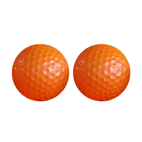 2Pcs Golf Balls Elastic High Visibility Eco-friendly Safety Golf Practice Balls Children Toys for Golf Practice