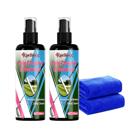 2Pcs Golf Club Polish Cleaner, Rust Scratch Remover for Golf Clubs, Restores Shine on Metal Surfaces, Easy Use Portable Care, 3.4 Fl Oz(RL)