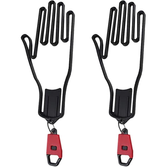 2Pcs Golf Gloves Stretcher Holder Hanger Keeper Dryer Shaper Tool Accessories Durable Glove Support Frame Guardian Hook to Bag Gifts for Men Women Golfer White