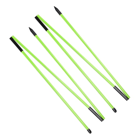 2Pcs Golf Swing Trainer Posture Corrector Golf Alignment Sticks Training Aid Green