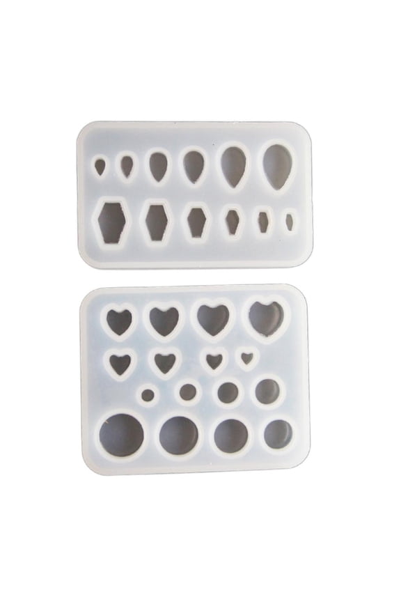 2Pcs Gothics Piercing Silicone Earrings Piercing Ear Rings Pendant Epoxy Jewelry Crafting Supplie