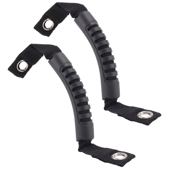 2Pcs Grab Handles Black Rear Grab Padded Roll Bars for JK TJ