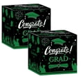 thumbnail image 1 of 2Pcs Graduation Card Box 2026 - Congrats Grad Card Boxes Holder, Green & Black Class of 2026 Gift Cards Box for Graduation Decorations 2026 Favors Party Decor Supplies Props, 9*9*9inches, 1 of 10