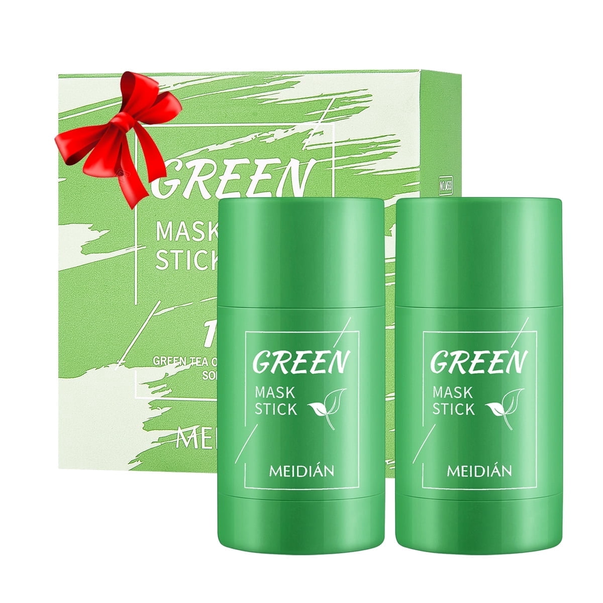2Pcs Green Tea Mask Stick,Green Mask Stick For Face Oil Control ...