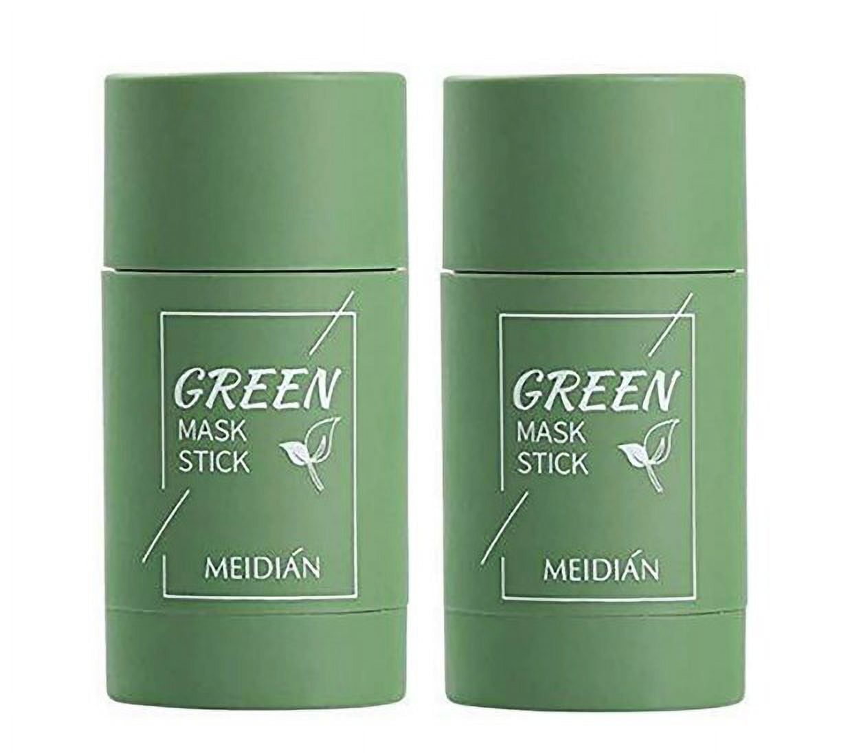 2Pcs Green Tea Mask Stick, Purifying Clay Mask, Blackhead Remover