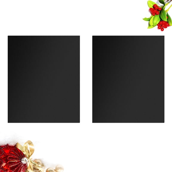 2Pcs Grilling Mat Non Heavy Duty Barbecue Grill Mats Reusable Heat Resistant for Cooking Grilling Accessories Black