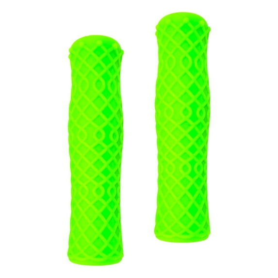 2Pcs Grips Handle Bar Grips Shock Resistance Comfortable Handlebar Grips Bike Grips for BMX, Foldable , Road Bikes, Green