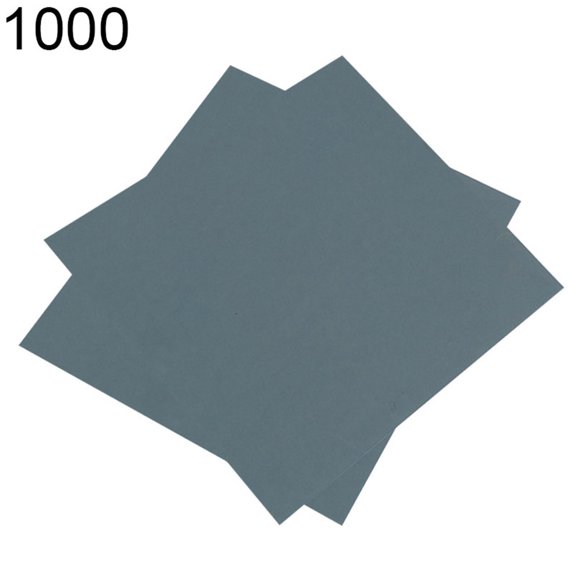 2Pcs Grit 150-1000 Wet Dry Sandpaper Super Fine Sanding Sheet Polishing Tool