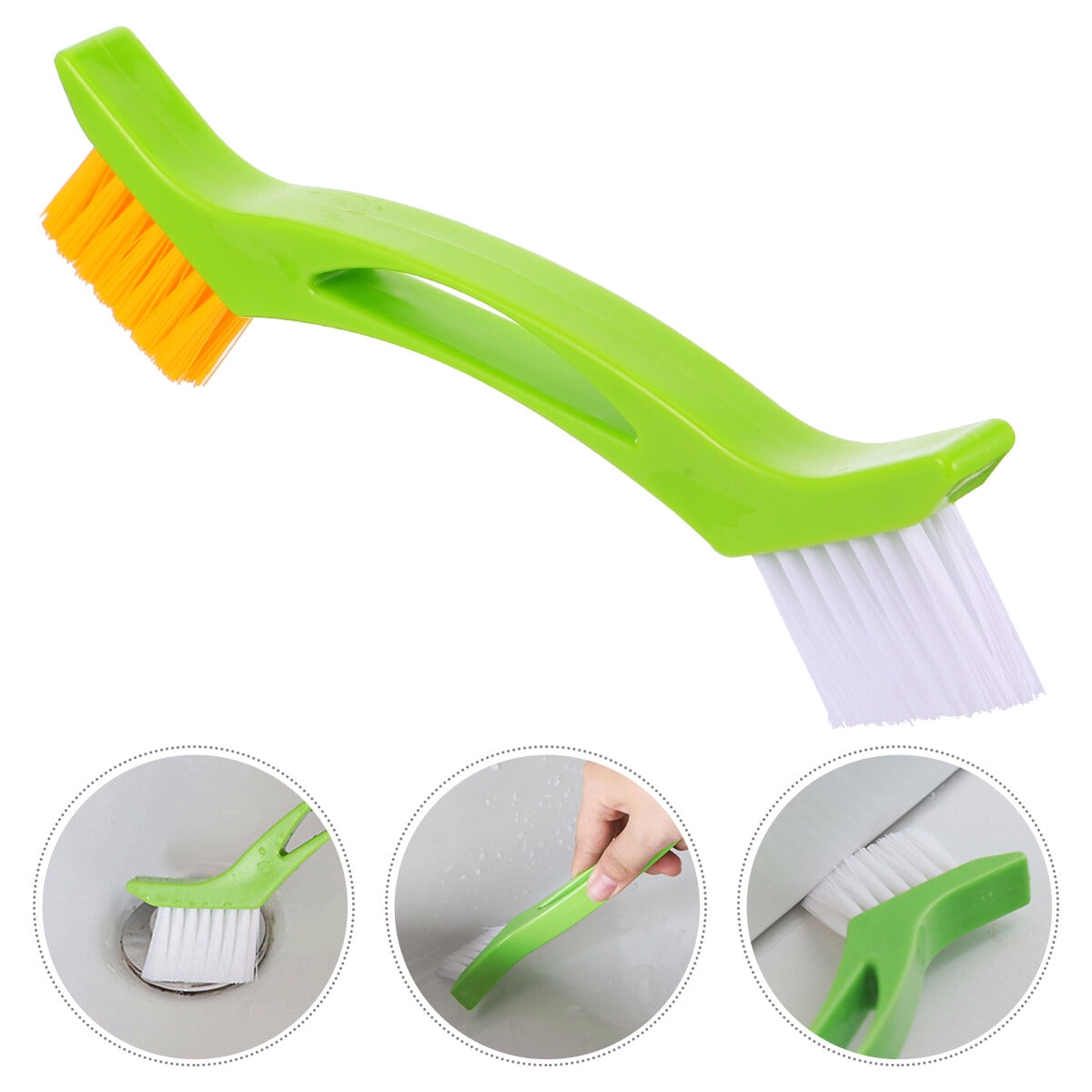 2Pcs Grout Cleaner Brush Tile Joint Cleaning Scrubber Brush (Random
