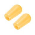 thumbnail image 1 of 2Pcs Guitar 3 Way Pickup Switch Tip M3.5 Plastic Toggle Switch Knobs LP Electric Guitar, Yellow, 1 of 5