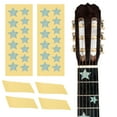 2Pcs Guitar Fretboard Stickers Star Inlay Sticker Guitar Decals for
