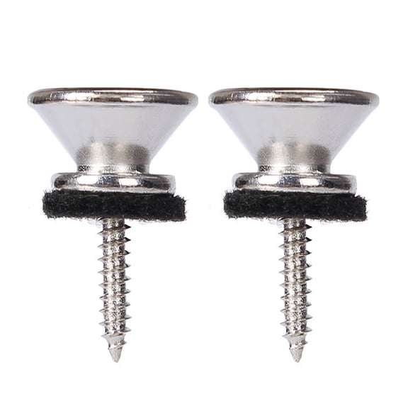 2Pcs Guitar Strap Buttons Locks Guitar Straplocks Strap Retainer Pegs Guitar Straps Lock Straps Button Replacement Sets
