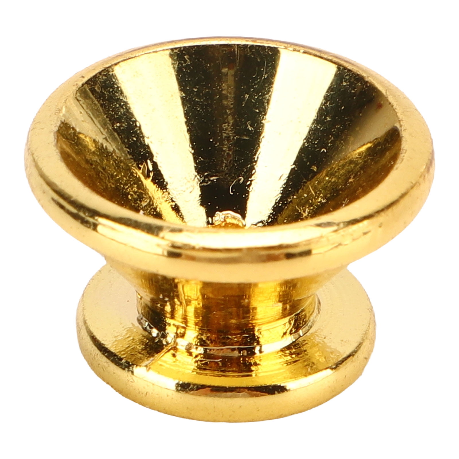 2Pcs Guitar Strap Lock Buttons Metal End Pins Set Mounting Screws Wool