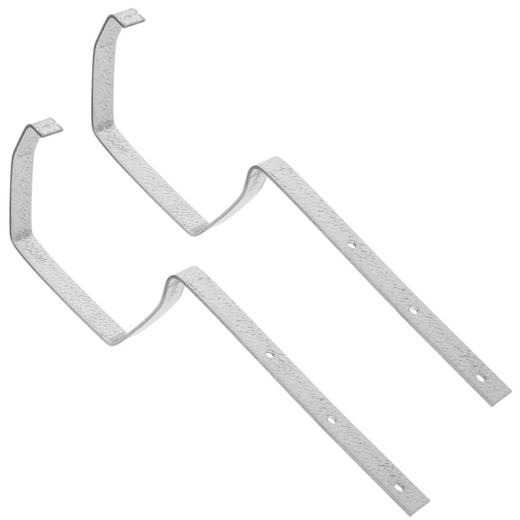 2Pcs Gutter Downspout Extensions 160mm Eaves Rainwater Diverter with Brackets for Easy Installation