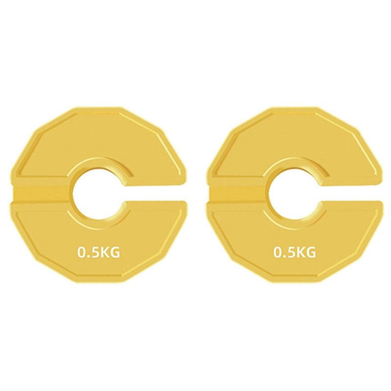 Micro-plaquettes De Poids En Caoutchouc 0,5 Kg - Disques Fractionnés Pour Haltères Et Kettlebells - Pour Progresser En Musculation