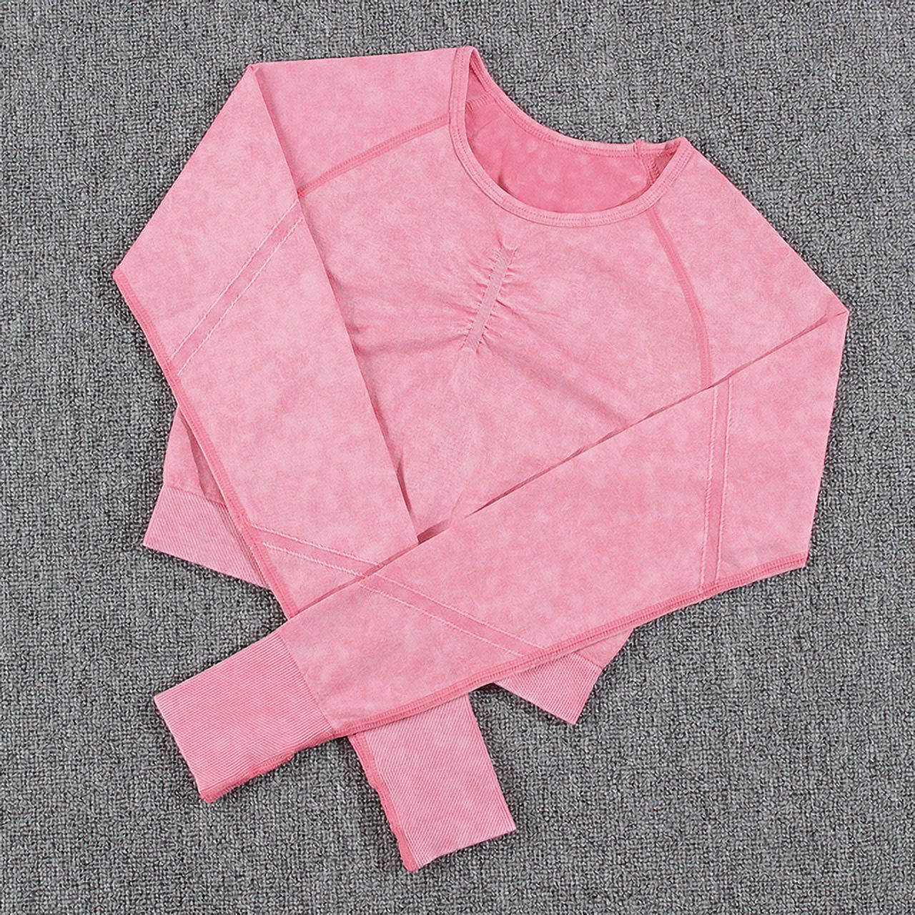 2Pcs Gym Women Sets Seamless Yoga Set High Waist Gym Sportwear Push