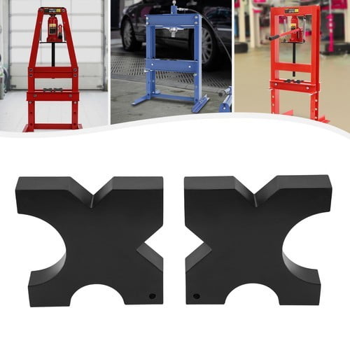 2Pcs H-Shape Hydraulic Press Plate Shop Press Plate 44092.45 lbs/70547.92 lbs for Workshops