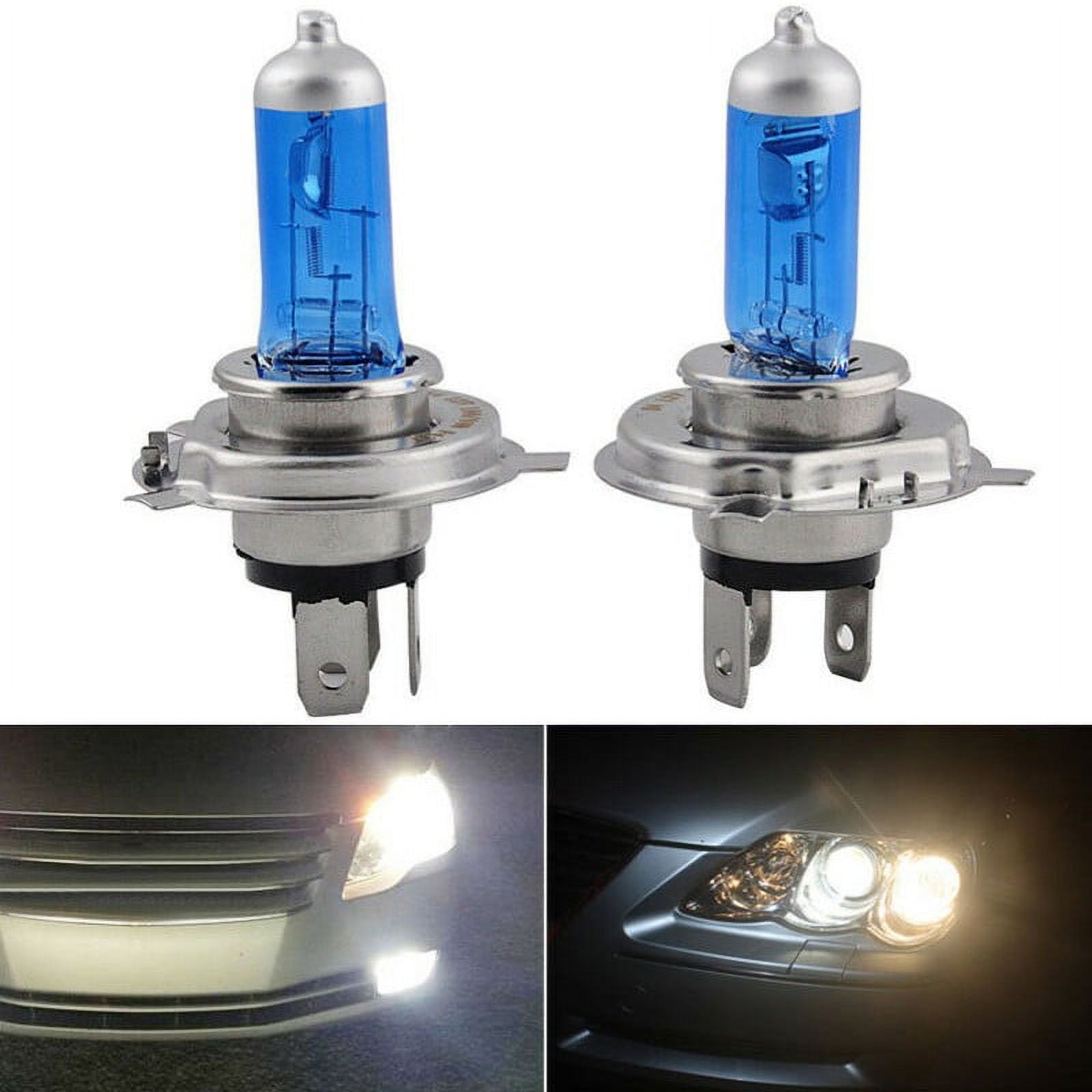 2Pcs H4/Hb2 9003 Xenon White 12V 55W 6000K Bright Light Halogen Headlight Bulb