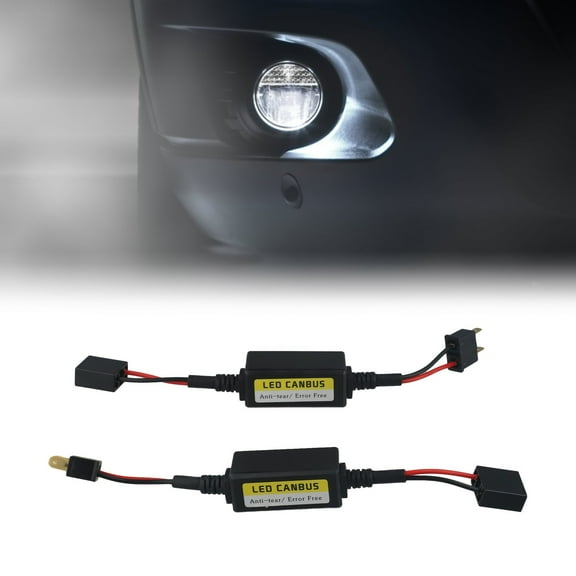 2Pcs H7 Headlights Led Canbus Der Canceller Error-Free- Resistor Anti-Flicker Car Led Canbus Load Resistor Controller Canceler
