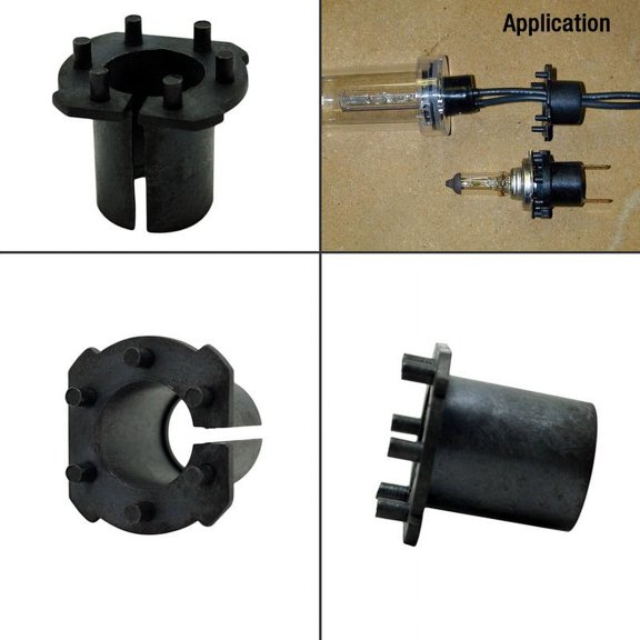 2Pcs H7 Xenon Hid Light Bulb Adapters Holders For Mazda Cx-7 Mx-5 3 5 6 Rx-8 Car Bulb Adapter Lamp Holder Bulb Socket Converter Fangkenuo