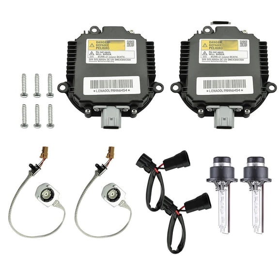 2Pcs HID Xenon Headlight Ballast Kit for Nissan Infiniti for D2R D2S Bulbs, 2003-2015 Fitment Repair Ballast