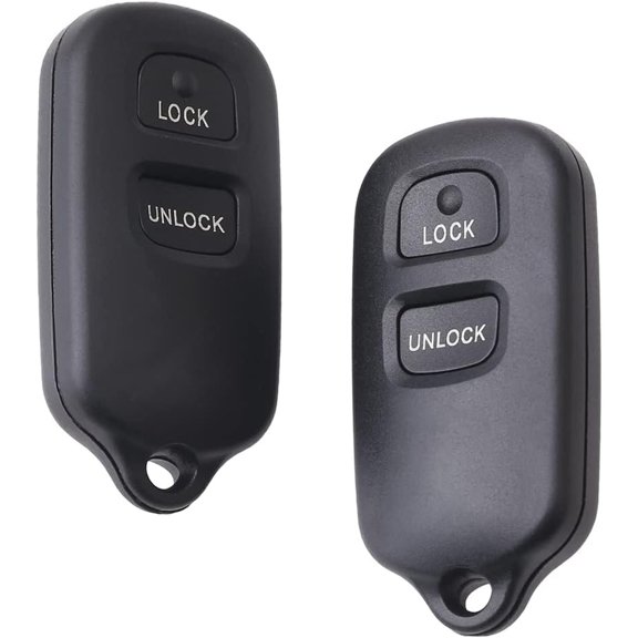 2Pcs HYQ12BBX Car Key Fob Keyless Control Entry Remote 2 Button Vehicles Replacement Compatible with FJ Cruiser Echo Rav4 Tundra 89742-0C020 89742-20200