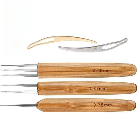 2Pcs Hair Locking Tools Set Crochet Needles and Hair Locking Tool, Avoid Hand Fatigue, Weave Fix Dreadlocks Tool APPLAYERR Spare Part