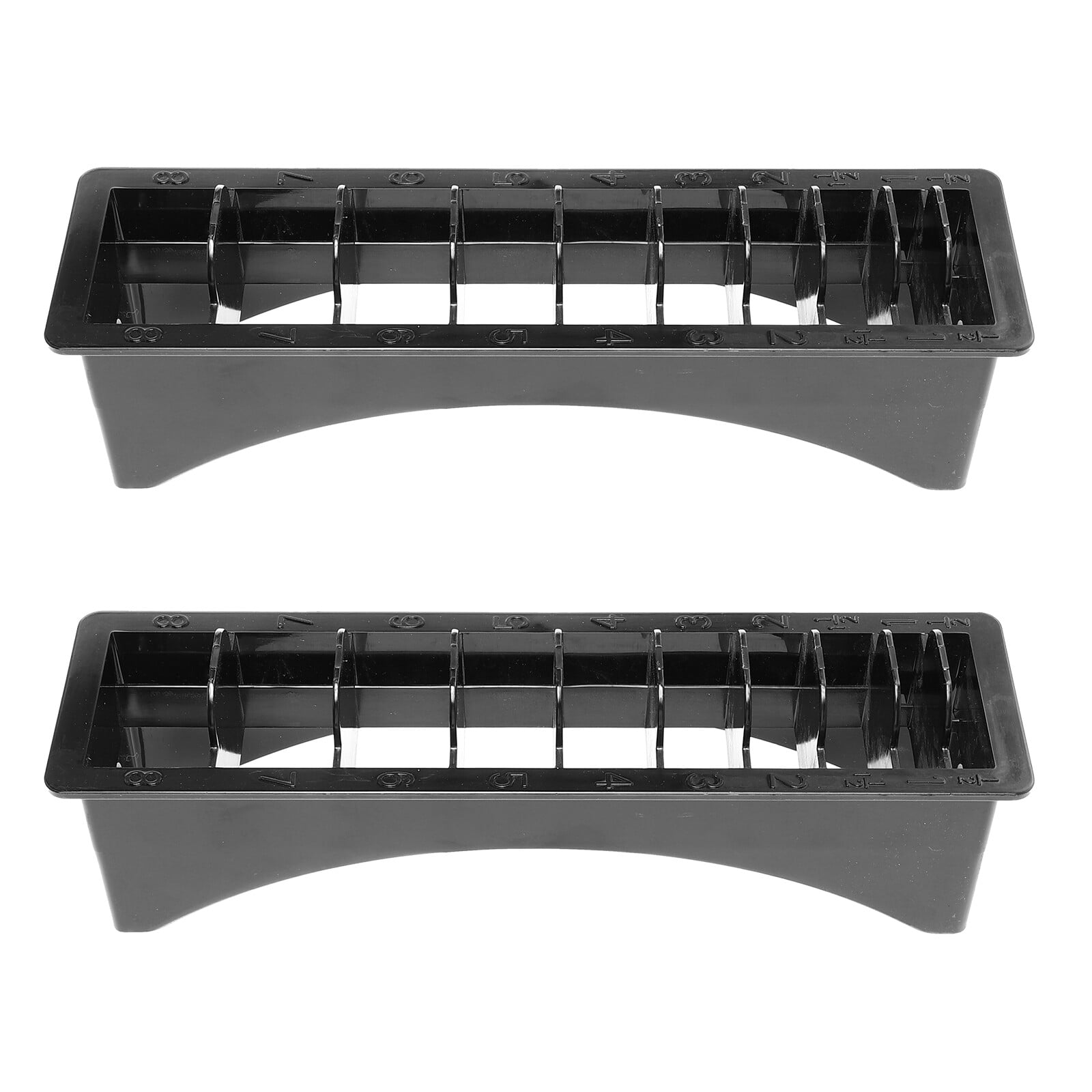 2Pcs Hair Styling Positioning Comb Storage Box Comb Storage Rack ...