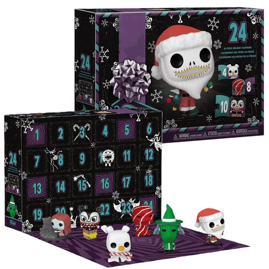 2Pcs Halloween Advent Calendar 2025, Nightmare Before Christmas Advent ...
