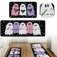 thumbnail image 1 of 2Pcs Halloween Carpet Set Style A Home Decoration Kitchen Carpet Floor Polyester Carpet, Cloth Multi-color, 1 of 8