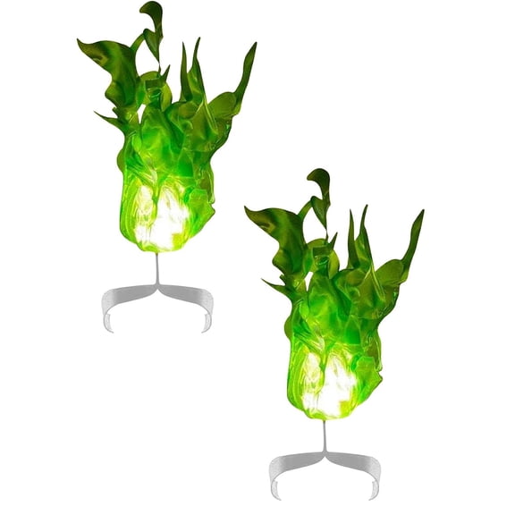 2Pcs Halloween Floating Fireball, Illuminated Floating Fireball Props 2.0, The Fireball Props Desktop Ornament
