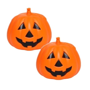 2Pcs Halloween Luminous Pumpkin Light Battery Operated Glowing Jack O Lantern Outdoor Indoor Display For Kids Party Decoration Happy 2026