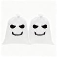 thumbnail image 1 of 2Pcs Halloween Pumpkin Decoration Bags Leaf Trash Sacks, 24 x 30in Funny Outdoor Lawn Ornament, Large Reusable Treat Storage Sacks for Party, 1 of 4