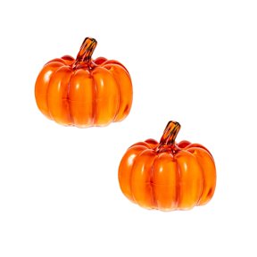 2Pcs Halloween Pumpkin Led Light Up Jack O Lantern 2.8"X2.8" Plastic Electronic Decor For Party Desk Decor Happy 2026