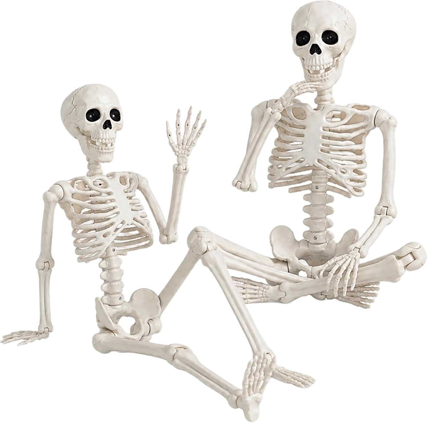 2Pcs Halloween Skeleton Decorations,36