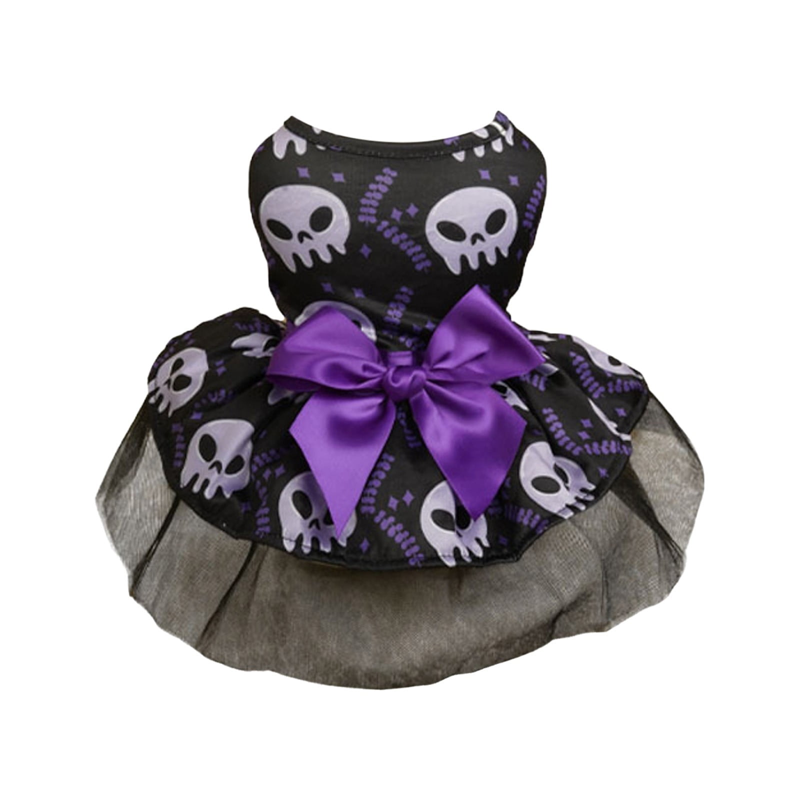 2Pcs Halloween Sweet Puppy Dog Fall Princess Dress Fashion Female Dog
