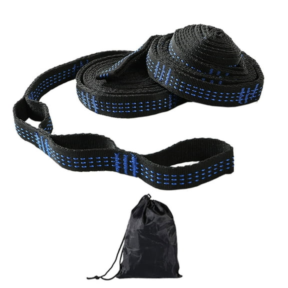 2Pcs Hammocks Suspension Strap High Strength Nylons Hammock Belt Rope Outdoor Travel Swing Tree Suspension Strap