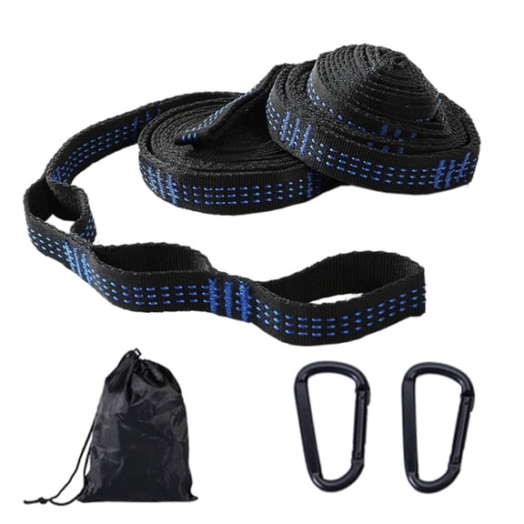 2Pcs Hammocks Suspension Straps Outdoor Hammock Straps Strong Nylon Hammock Belt Rope Attachment Easy to Installation