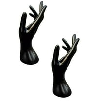 2Pcs Hand Jewelry Holder 21.5Cm/8.5Inch Female Mannequin Hand Model Jewelry Display Rack Bracelet Holder For Home Jewelry Store Desktop Ornament